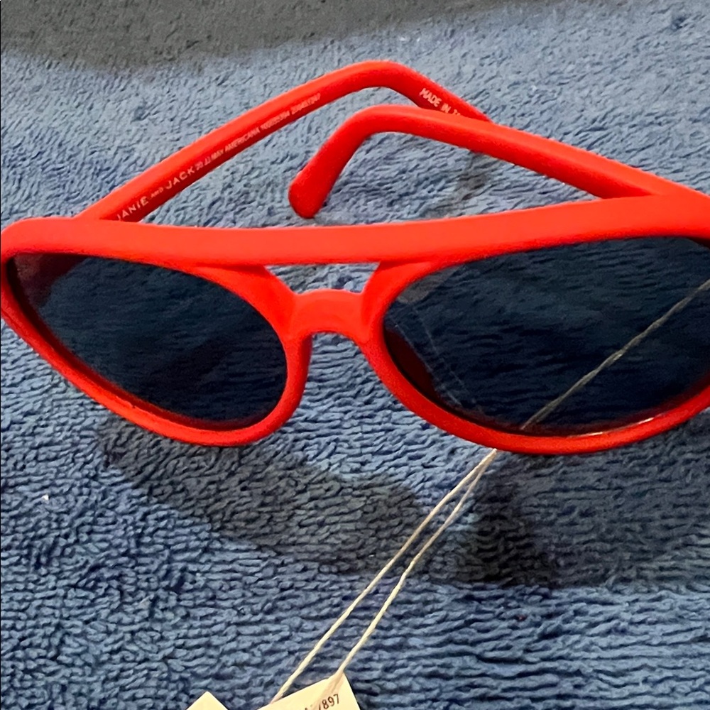Janie and Jack Vibrant Red Sunglasses - Picture 6 of 9